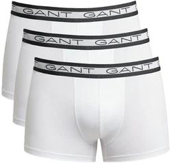 GANT Herren Boxer Shorts BASIC TRUNKS 3-PACK Wei