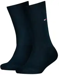 Kinder Socken, Vorteilspack - Basic, TH, 23-42, einfarbig Dunkelblau 31-34 2er Pack (1x2P)