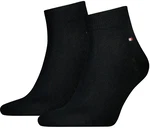 TOMMY HILFIGER Herren Quarter Socken Vorteilspack Sneaker Unifarben Schwarz