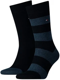 Herren Socken - Rugby Sock, Strmpfe, Streifen, uni/gestreift, Vorteilspack Dunkelblau 39-42 6 PAAR