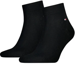 Herren Quarter Socken, Vorteilspack - Sneaker, Unifarben, 39-49 Schwarz 43-46 4er Pack (2x2P)