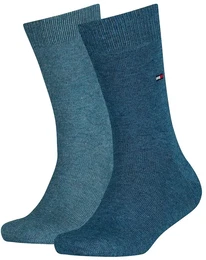 Kinder Socken, Vorteilspack - Basic, TH, 23-42, einfarbig Blau 35-38 6er Pack (3x2P)