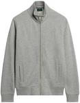 Superdry Herren Sweatjacke ESSENTIAL LOGO ZIP TRACK TOP Grau