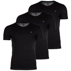 DIESEL Herren T-Shirt 3er Pack UMTEE-MICHAELTRHEEPACK Schwarz