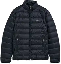Herren Daunen-Steppjacke - LIGHT DOWN JACKET, Reiverschluss, Stehkragen Blau XL