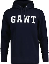 Gant Sweatshirt Herren Hoodie LOGO SWEAT HOODIE Blau