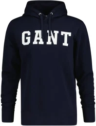 Herren Hoodie - LOGO SWEAT HOODIE, Kapuzen-Sweatshirt, Baumwoll-Mix, Logo Blau M