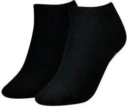 Damen Sneaker Socken, Vorteilspack - TH, Baumwolle, Uni, 35-42 Schwarz 35-38 4er Pack (2x2P)