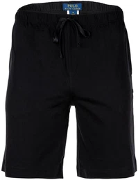 POLO Herren Shorts - SLEEP SHORT - SLEEP BOTTOM, Schlafanzug-Hose, kurz, Baumwolle Schwarz XL