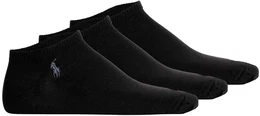 POLO Herren Sneakersocken, 3er Pack - GHOST PED PP-SOCKS-3-PACK, Logo, One Size Schwarz 40-46