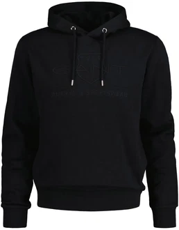 GANT Herren Hoodie REGULAR TONAL SHIELD HOODIE
