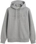 Gant Sweatshirt Regular Tonal Shield Hoodie grau
