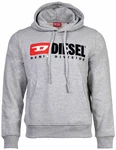 Diesel Herren Kapuzenpullover S-GINN HOOD-DIV Hoodie Grau
