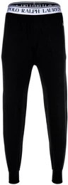 POLO Herren Jogginghose - JOGGER-SLEEP-BOTTOM, Schlafhose, lang, uni Schwarz L