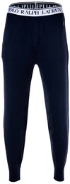 POLO Herren Jogginghose - JOGGER-SLEEP-BOTTOM, Schlafhose, lang, uni Blau L