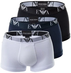 EMPORIO ARMANI Herren Shorts Vorteilspack Trunks 6er Pack weiß/schwarz/marine