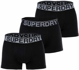 Herren Boxershorts, 3er Pack - TRUNK TRIPLE PACK, Logobund, Organic Cotton Schwarz S