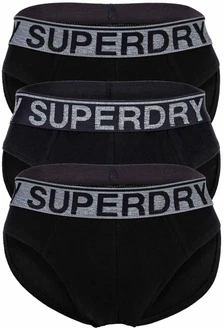 Superdry Herren Slips 3er Pack BRIEF TRIPLE PACK