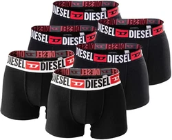 DIESEL Herren Boxershorts UMBX-DAMIENTHREEPACK Trunks Schwarz/Weiß