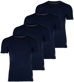 Polo Ralph Lauren Herren T-Shirts 4er Pack CLASSIC-4 PACK-CREW UNDERSHIRT Dunkelblau
