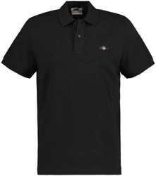 GANT Herren Poloshirt REGULAR SHIELD Schwarz