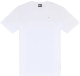 Herren T-Shirt - T-JUST-MICRODIV, Kurzarm, Rundhals, Baumwolle, einfarbig Wei L
