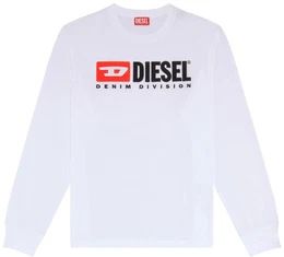 Herren Longsleeve - T-JUST-LS-DIV, Langarm, Rundhals, Logo, Baumwolle Wei 2XL