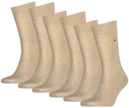 Herren Socken, 6er Pack - Classic, Strmpfe, einfarbig Beige 47-49