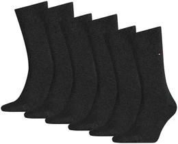 Herren Socken, 6er Pack - Classic, Strmpfe, einfarbig Grau 43-46