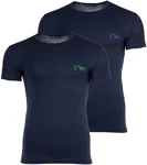 Emporio Armani T-Shirt 2er Pack BOLD MONOGRAM Dunkelblau