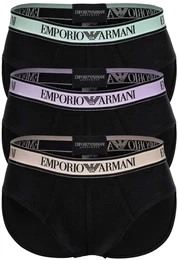 Herren Slips, 3er Pack - CORE LOGOBAND, Briefs, Stretch Cotton Schwarz M