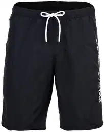Herren Bermuda-Badeshorts - EMBROIDERY LOGO, Badehose, Logo Schwarz L