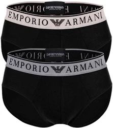 Emporio Armani Slip 2er Pack Endurance Briefs Schwarz/Dunkelblau/Grau/Blau/Lila/Grün