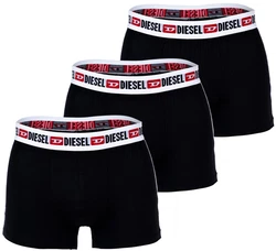Diesel Herren Boxershorts 3er Pack UMBX-SHAWNTHREEPACK Schwarz/Weiß