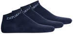 Emporio Armani Sneakersocken Herren 3er Pack CASUAL COTTON Marine