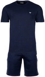 Herren Schlafanzug, kurz - INTERLOCK, Pyjama, Shorty, Cotton Marine 2XL