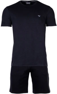 EMPORIO ARMANI Herren Schlafanzug INTERLOCK Pyjama Shorty EMPORIO ARMANI Herren Schlafanzug INTERLOCK Pyjama Shorty