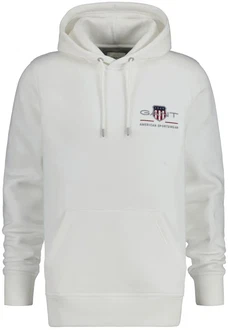 Gant Regular Medium Archive Shield Hoodie Weiß/Creme/Beige
