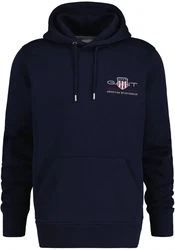 GANT Herren Hoodie REGULAR MEDIUM ARCHIVE SHIELD dunkelblau/rot/weiß
