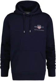Herren Hoodie - REGULAR MEDIUM ARCHIVE SHIELD, Kapuzen-Sweatshirt, Cotton-Mix Blau 3XL