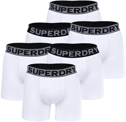 Superdry Boxer Herren BOXER SIX PACK Wei