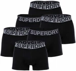 Superdry Herren Boxershorts TRUNK SIX PACK Schwarz