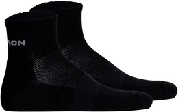 Unisex Quartersocken, 2er Pack - EVASION ANKLE, Wandersocken, atmungsaktiv Schwarz 39-41