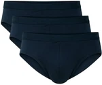 CALIDA Herren Slip 3er Pack Natural Benefit Dunkelblau