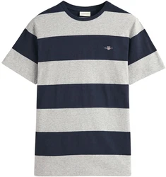Gant T-Shirt BAR STRIPE T-SHIRT Grau