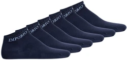 Emporio Armani Herren Sneakersocken 6er Pack CASUAL COTTON Marine