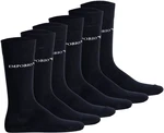 Emporio Armani Herren Socken 6er Pack Casual Cotton Kurzsocken Schwarz