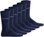 Emporio Armani Herren Socken 6er Pack Casual Cotton Kurzsocken Marine