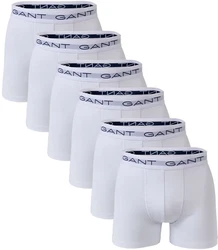 GANT Herren Boxershorts 3er Pack Boxer Briefs Weiß/Blau/Creme/Dunkelblau