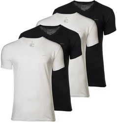 Gant T-Shirt V-NECK T-SHIRT 2-PACK Schwarz/Weiß